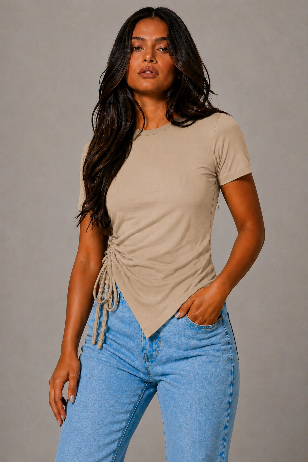 Side Tie Tee