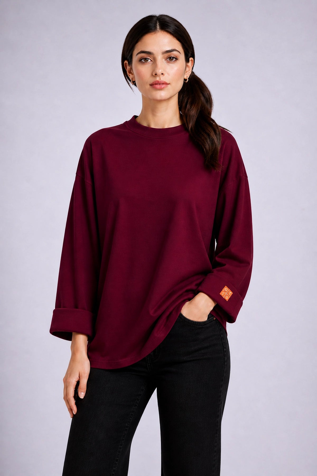 Oversized Long  Sleeve Tee
