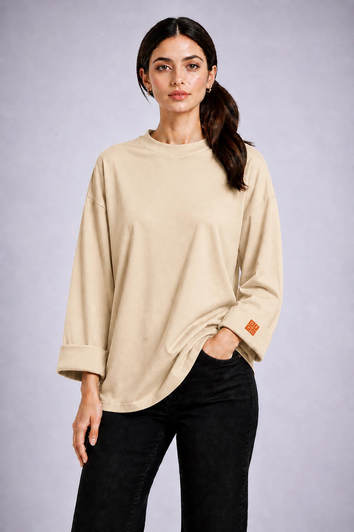 Oversized Long  Sleeve Tee