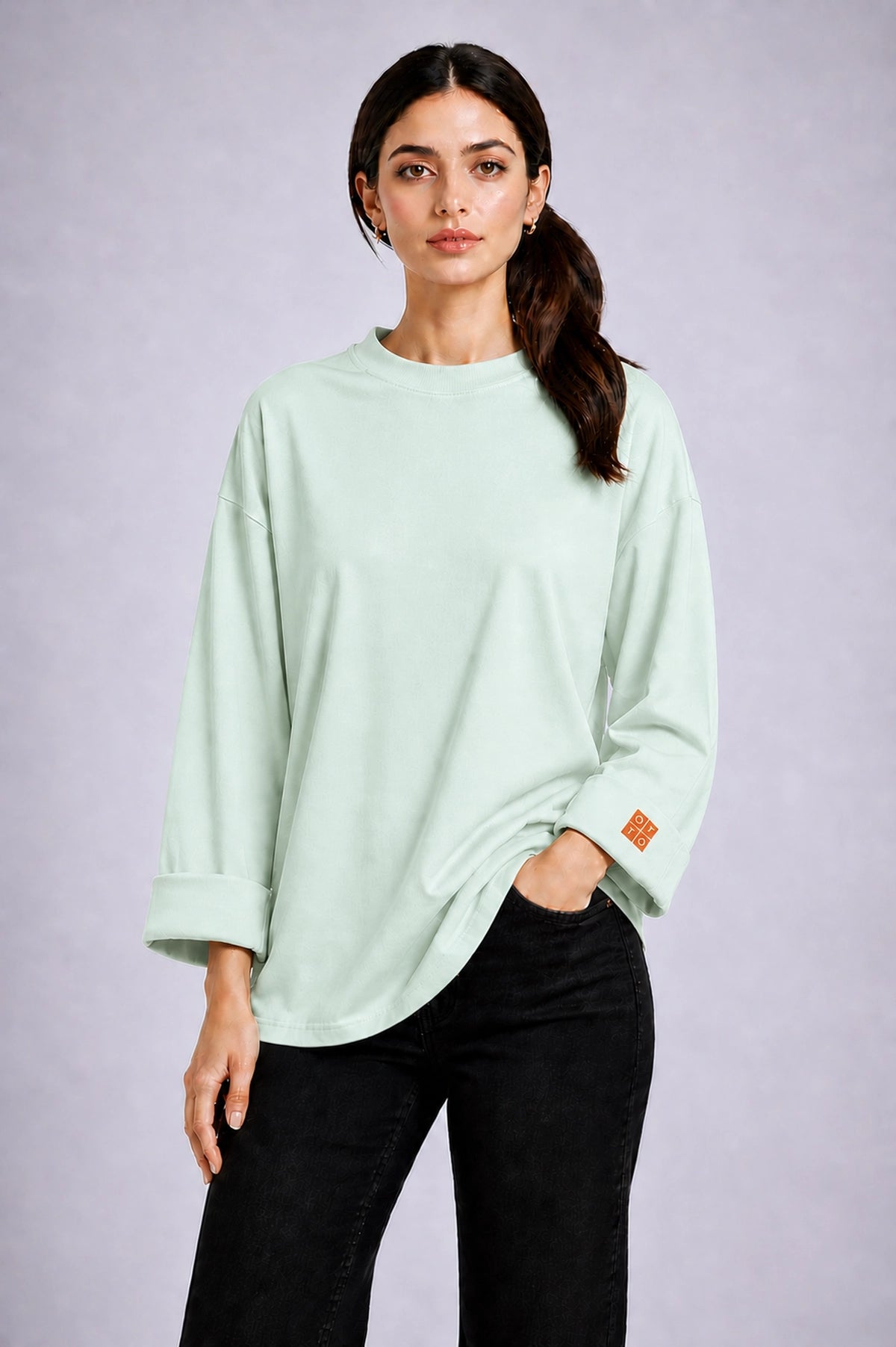 Oversized Long  Sleeve Tee