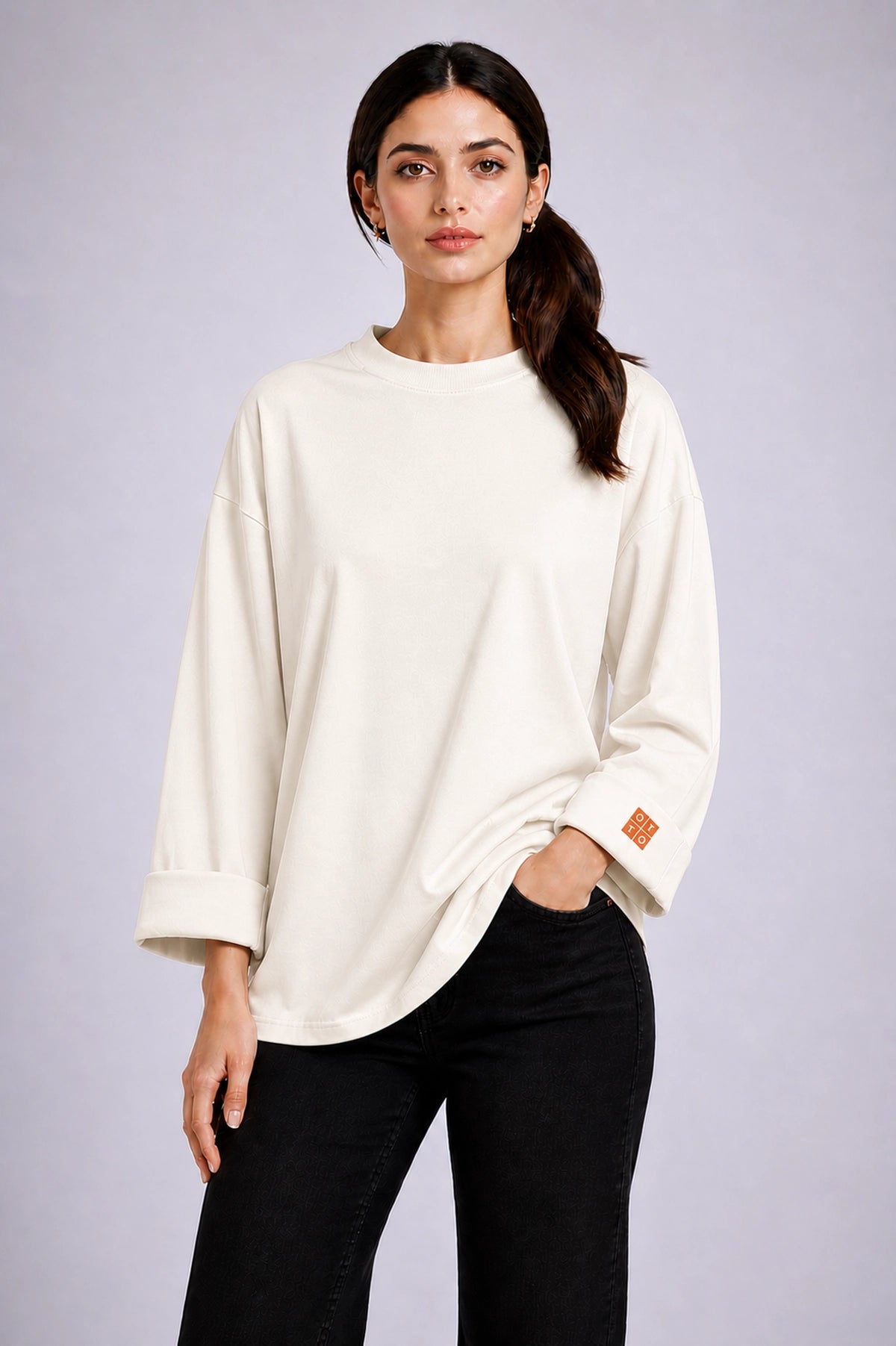 Oversized Long  Sleeve Tee