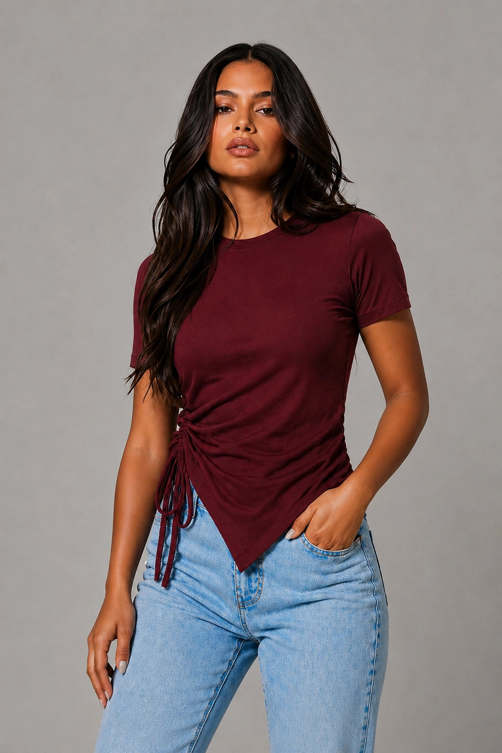 Side Tie Tee