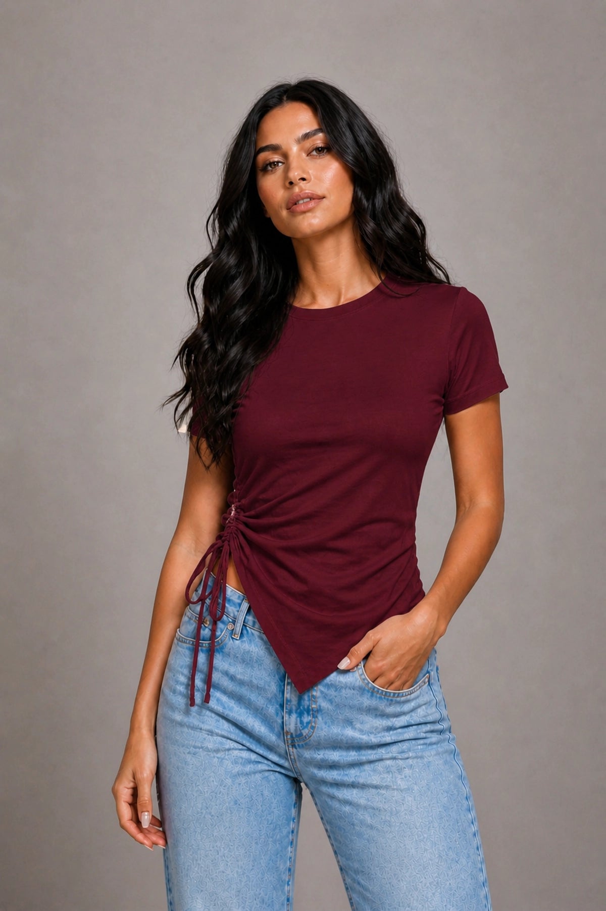 Side Tie Tee