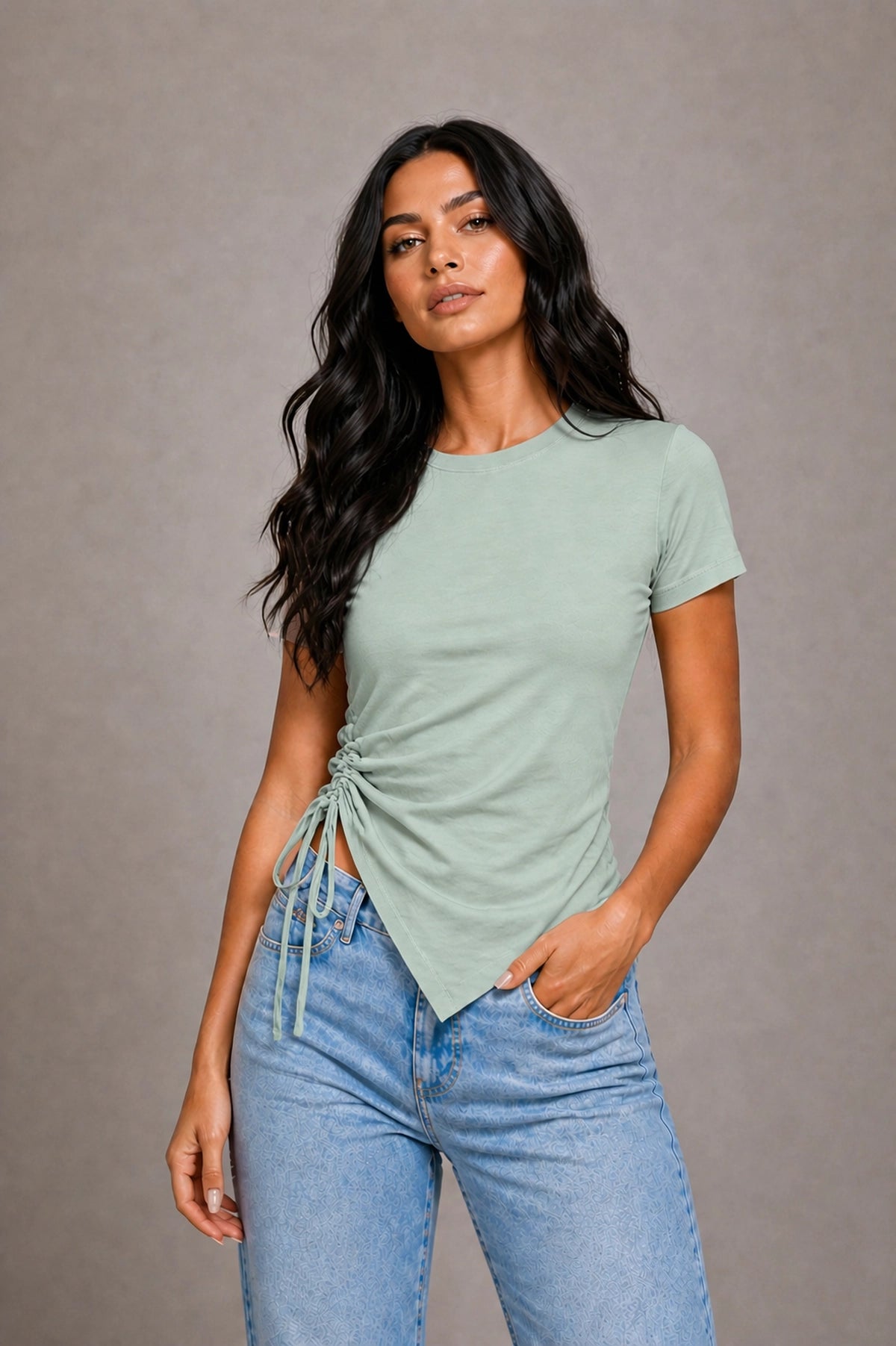 Side Tie Tee