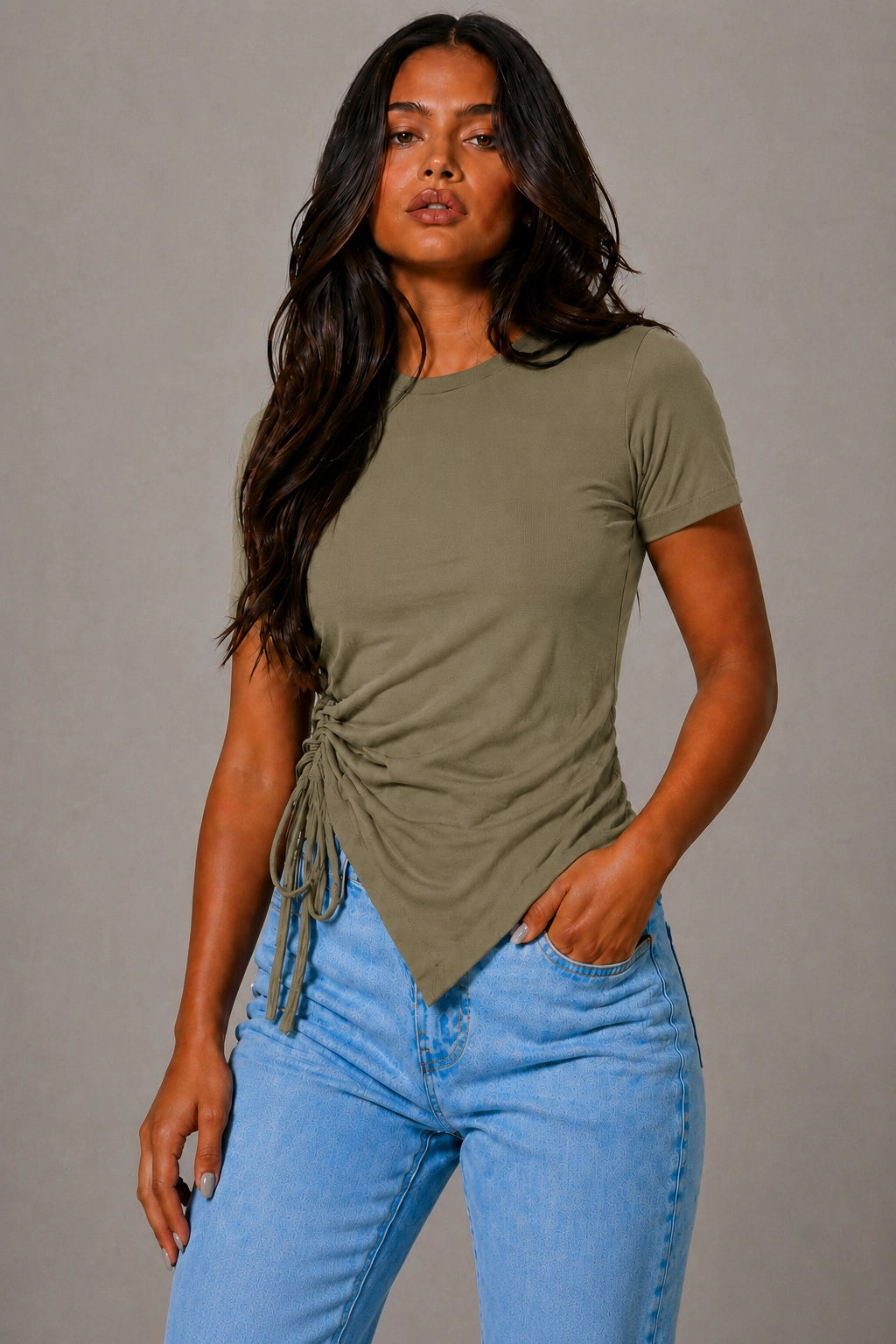 Side Tie Tee