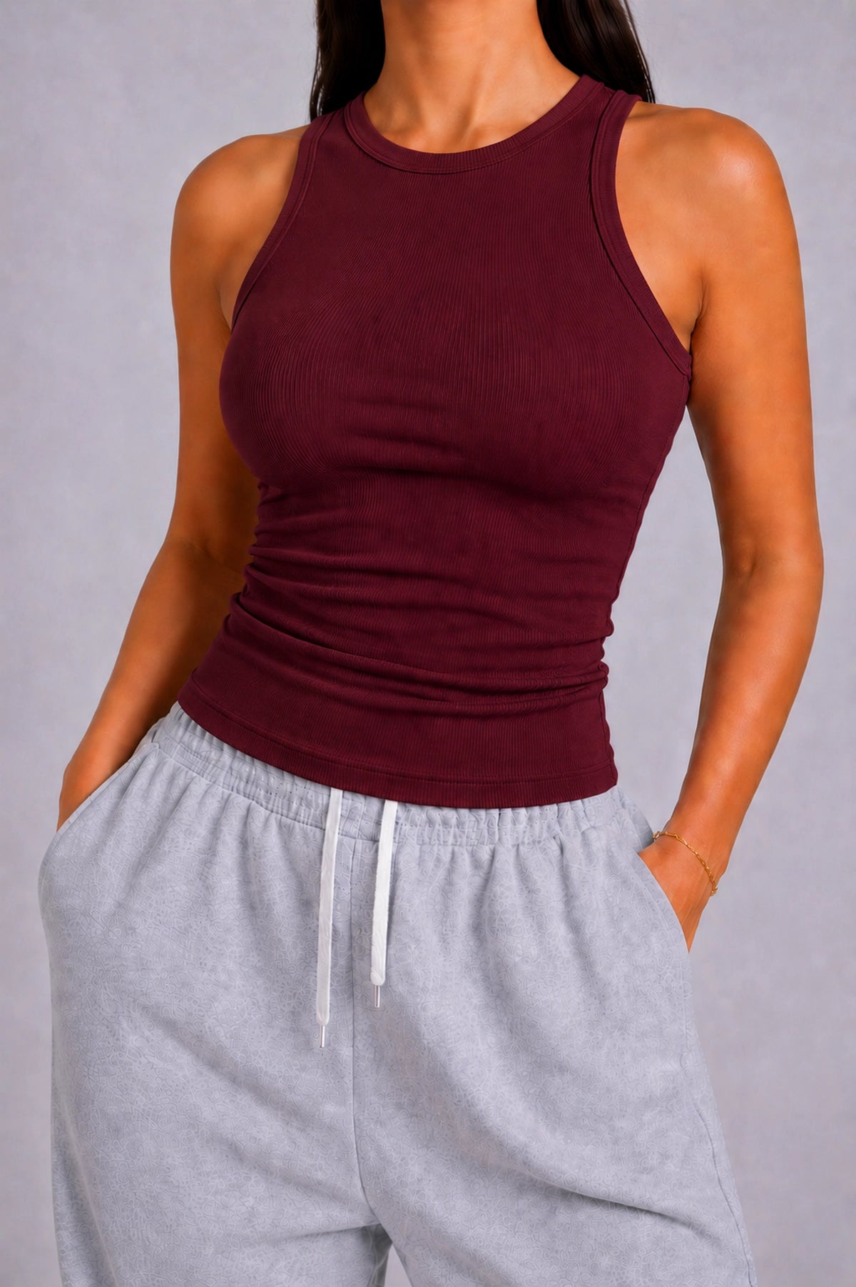 Sculpt Ribbed Tank Top